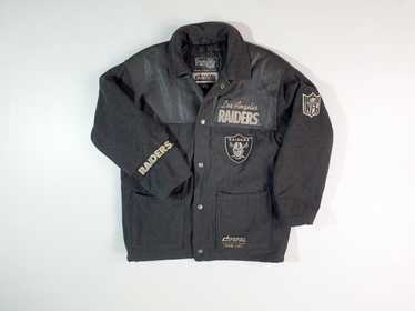 Vintage, Jackets & Coats, Vintage Campri Team Line La Raiders Nfl Button  Down Bomber Jacket