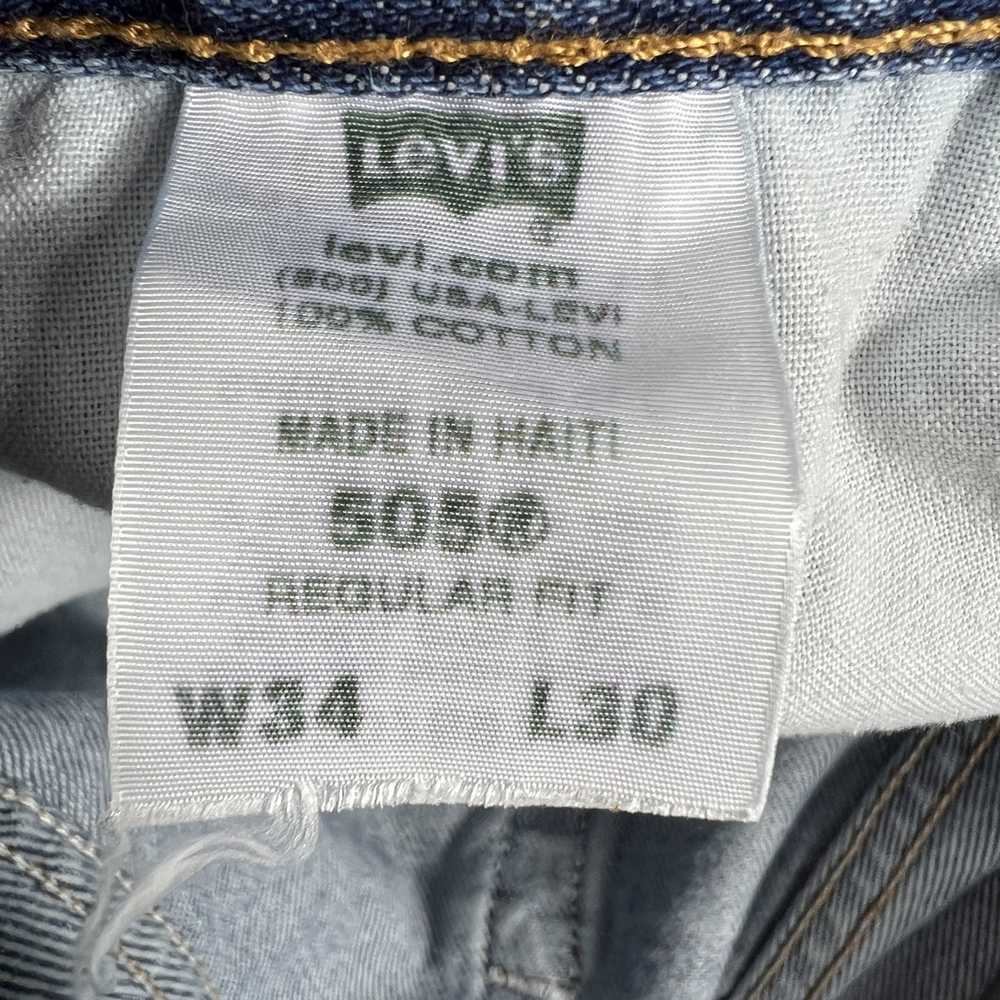 Levi's Levi's Jeans 505 Straight Blue Faded Whisk… - image 9