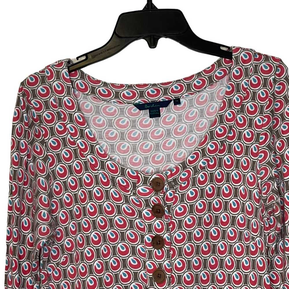 Boden Boden Plus Size Geo Long Sleeve Button Shir… - image 2