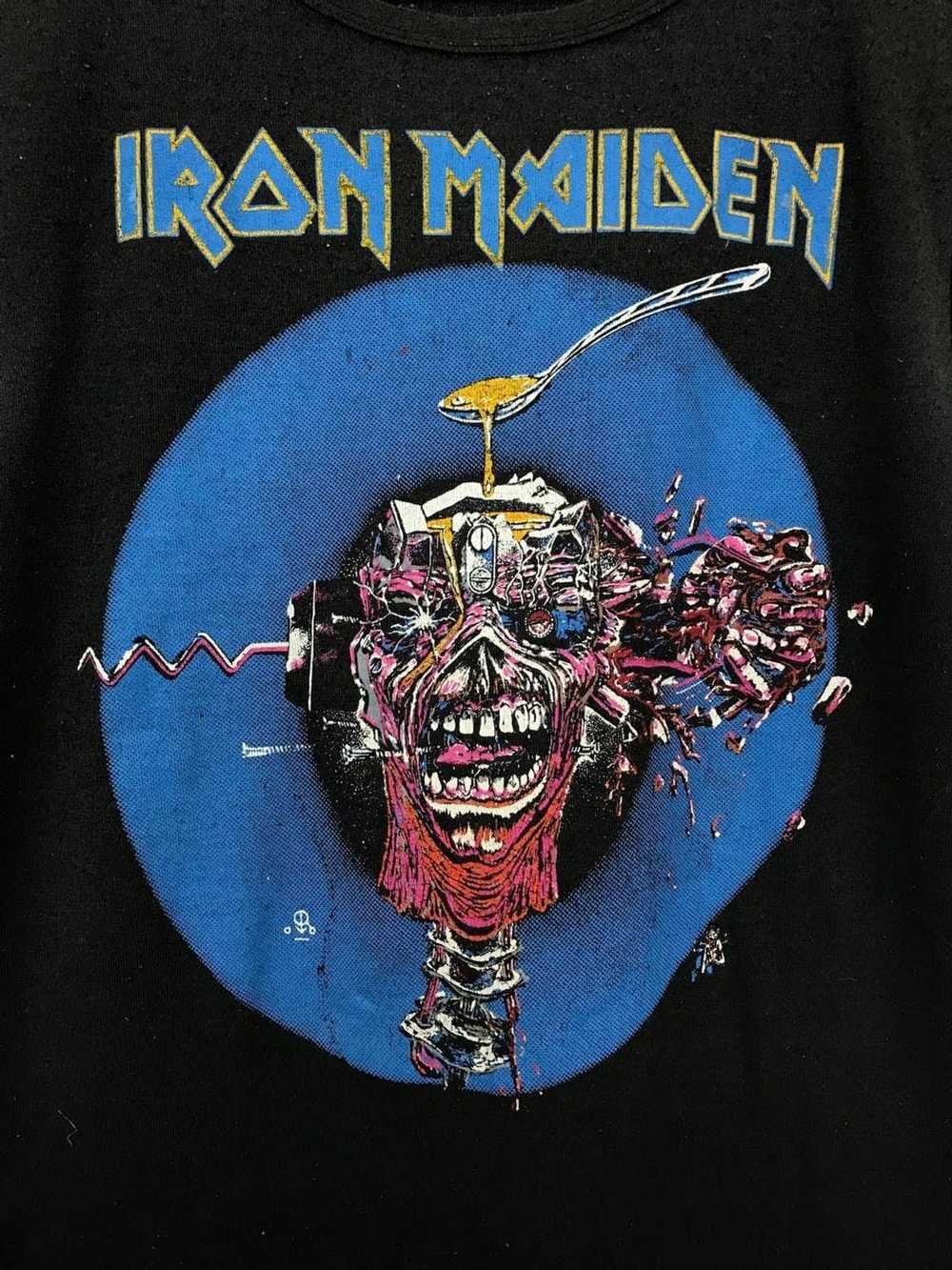 Band Tees × Iron Maiden × Vintage Iron Maiden 199… - image 4
