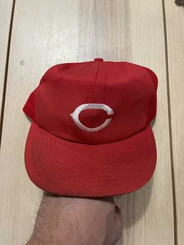 Vintage 1980's Cincinnati Reds Pillbox Snapback Hat