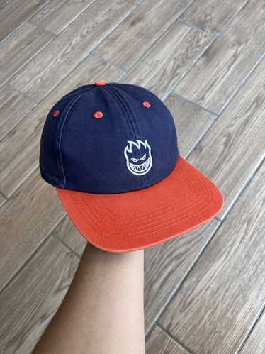 Spitfire × Streetwear Spitfire Navy Logo Snapback 