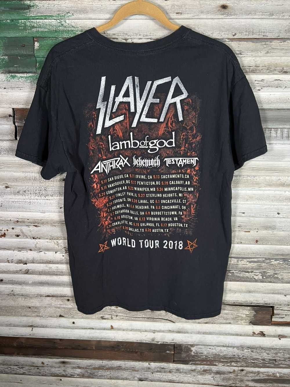 Band Tees Slayer Band Tee Shirt - image 2