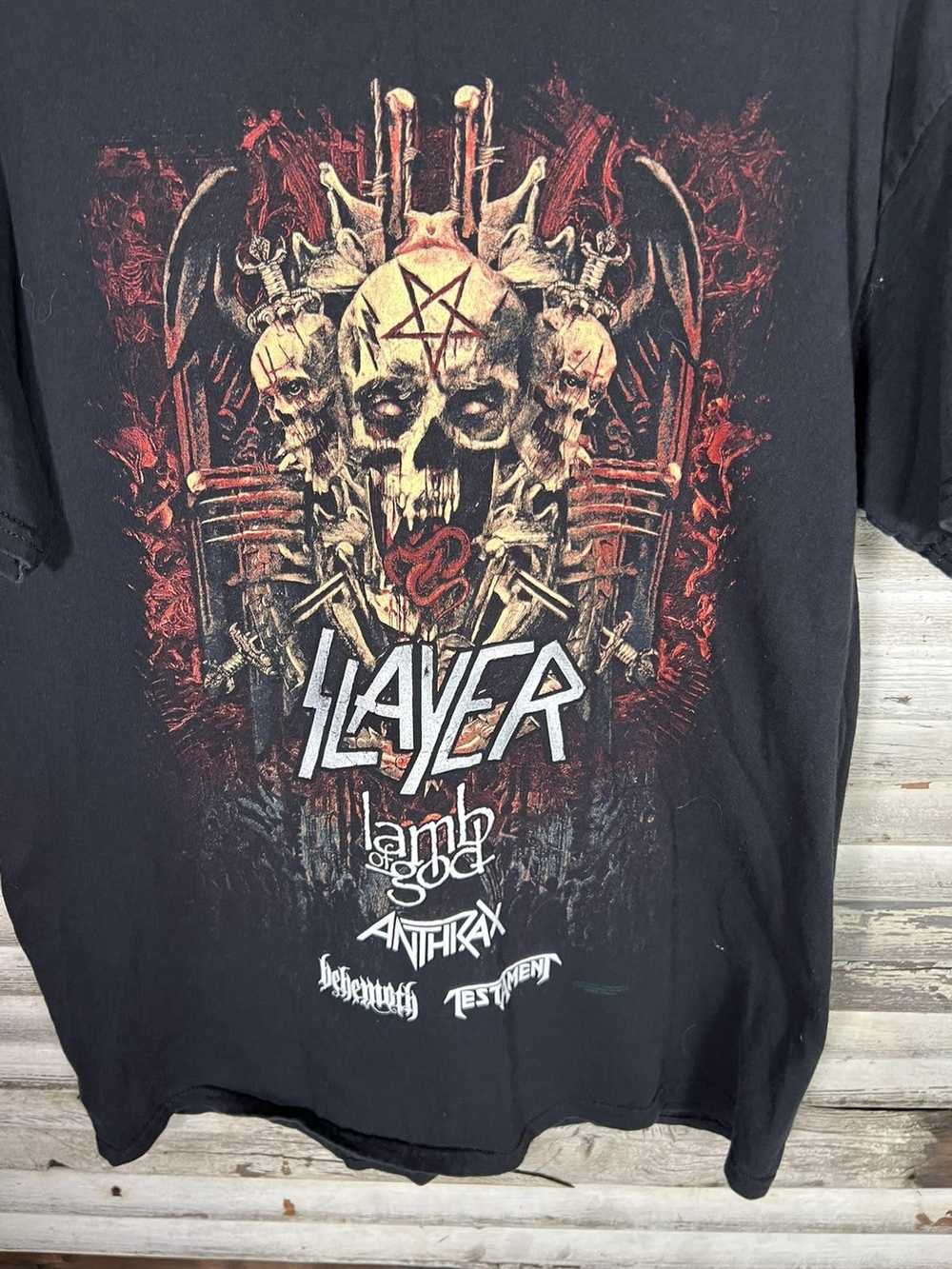 Band Tees Slayer Band Tee Shirt - image 3