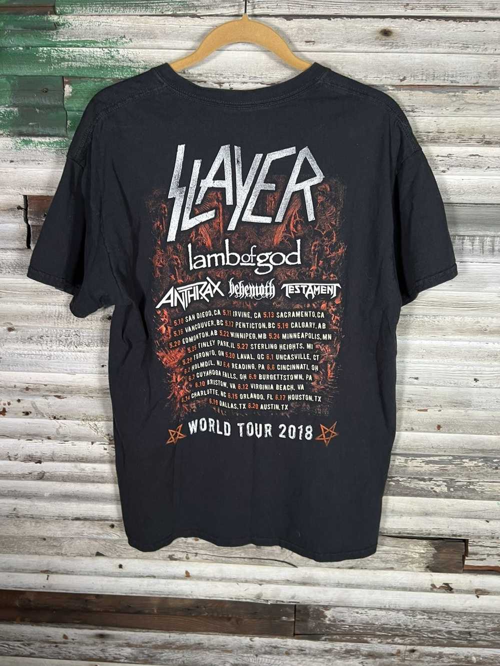 Band Tees Slayer Band Tee Shirt - image 5