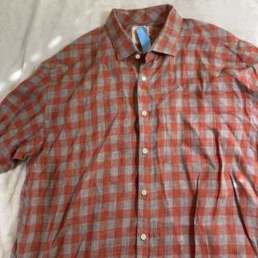 Billy Reid BILLY REID Standard Cut XXL Red Gray Pl