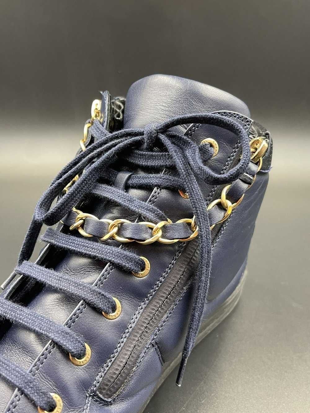 Chanel Chanel Gold Chain Sneaker - image 10