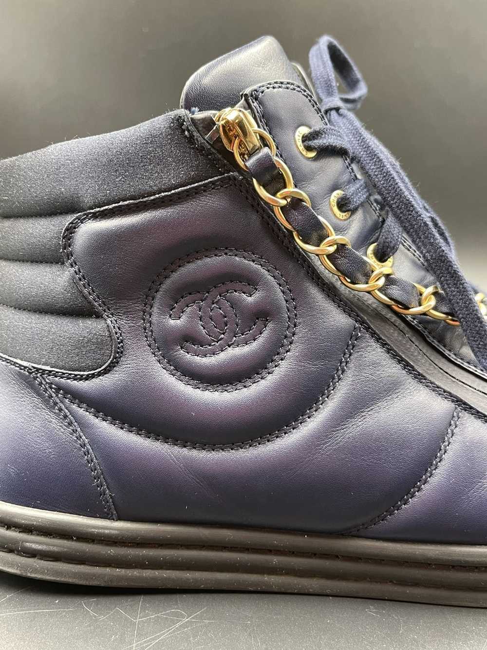 Chanel Chanel Gold Chain Sneaker - image 12