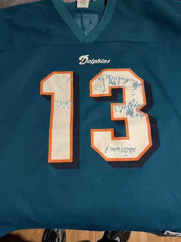 Miami Dolphins #13 Dan Marino Wilson USA Jersey Tee 80's Vintage T-shi –  thefuzzyfelt