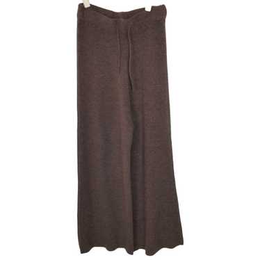 Other World Market Womens S/M Brown Wide Leg Pull… - image 1