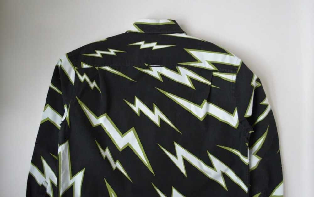 Prada A/W 19 Lightning Bolt Print Shirt - image 10