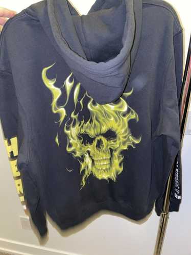 Heron Preston Black Skull Hoodie