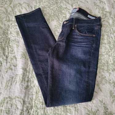 Womens Lucky Brand White Oak Cone Denim SOFIA Skinny Ankle Jeans 0/25  Regular