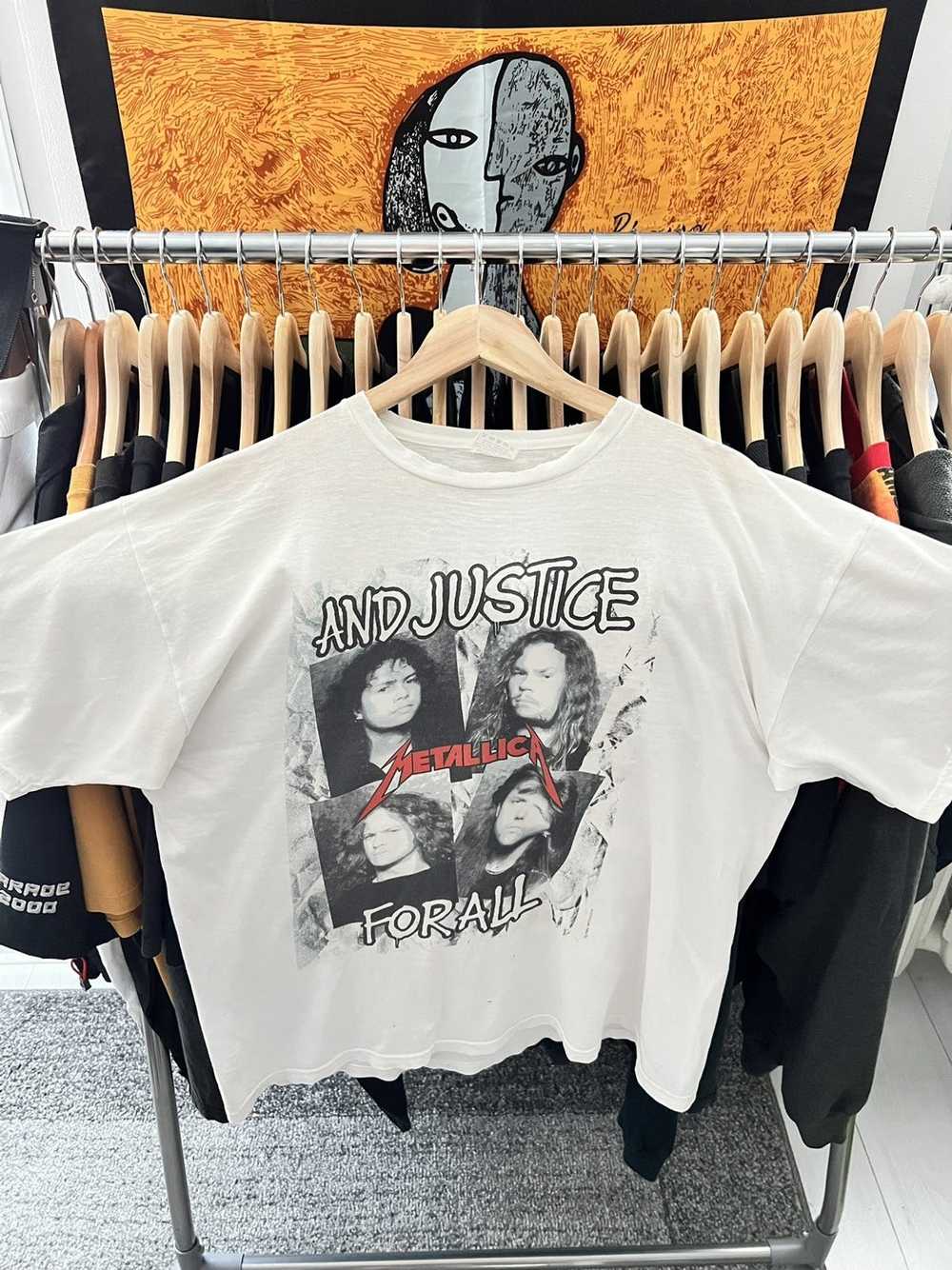Band Tees × Rare × Vintage Metallica 1988 And Jus… - image 1