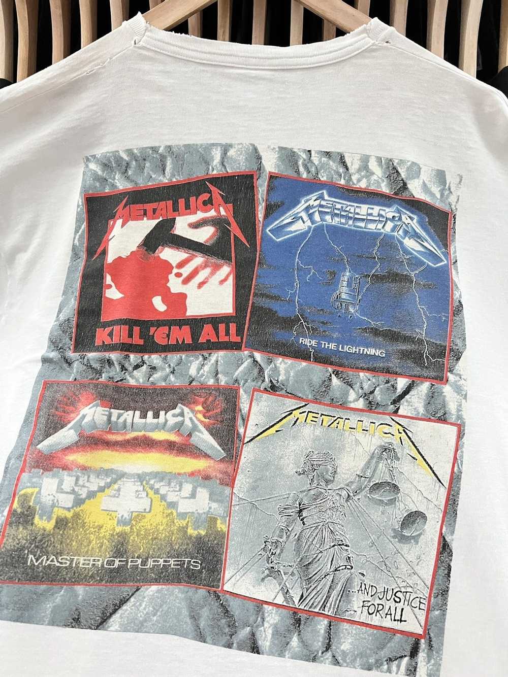 Band Tees × Rare × Vintage Metallica 1988 And Jus… - image 4