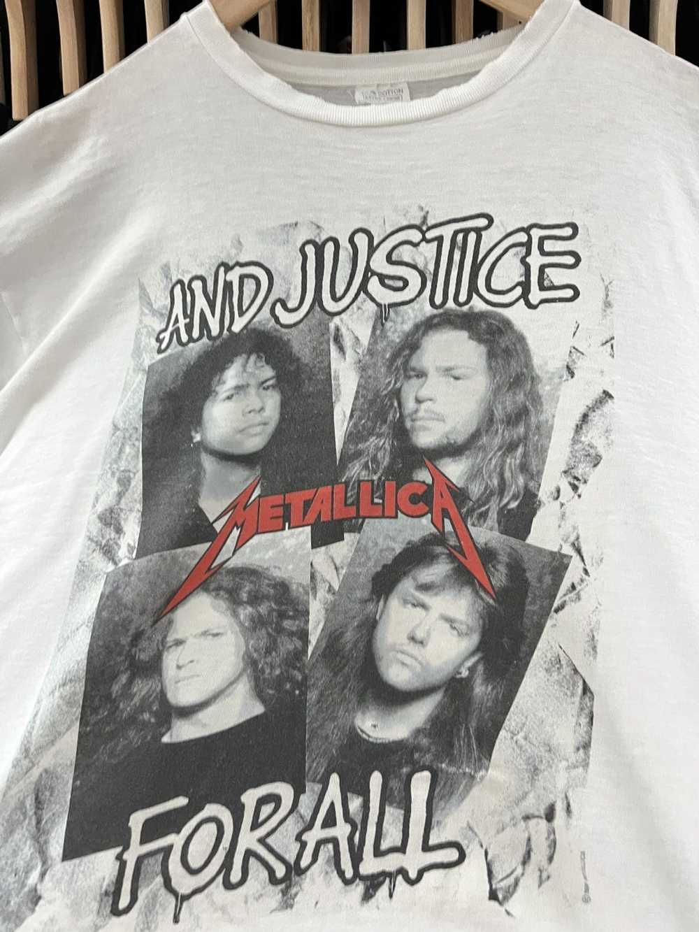 Band Tees × Rare × Vintage Metallica 1988 And Jus… - image 5