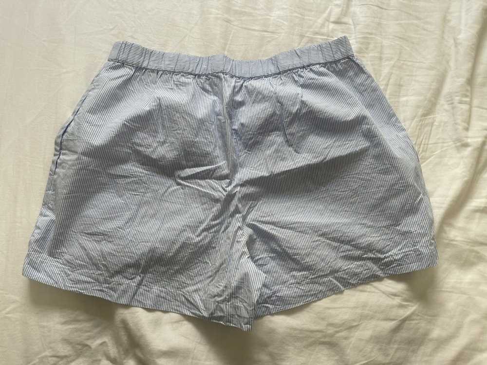 Aritzia Aritzia Wilfred Free Blue Boxer Shorts Si… - image 3