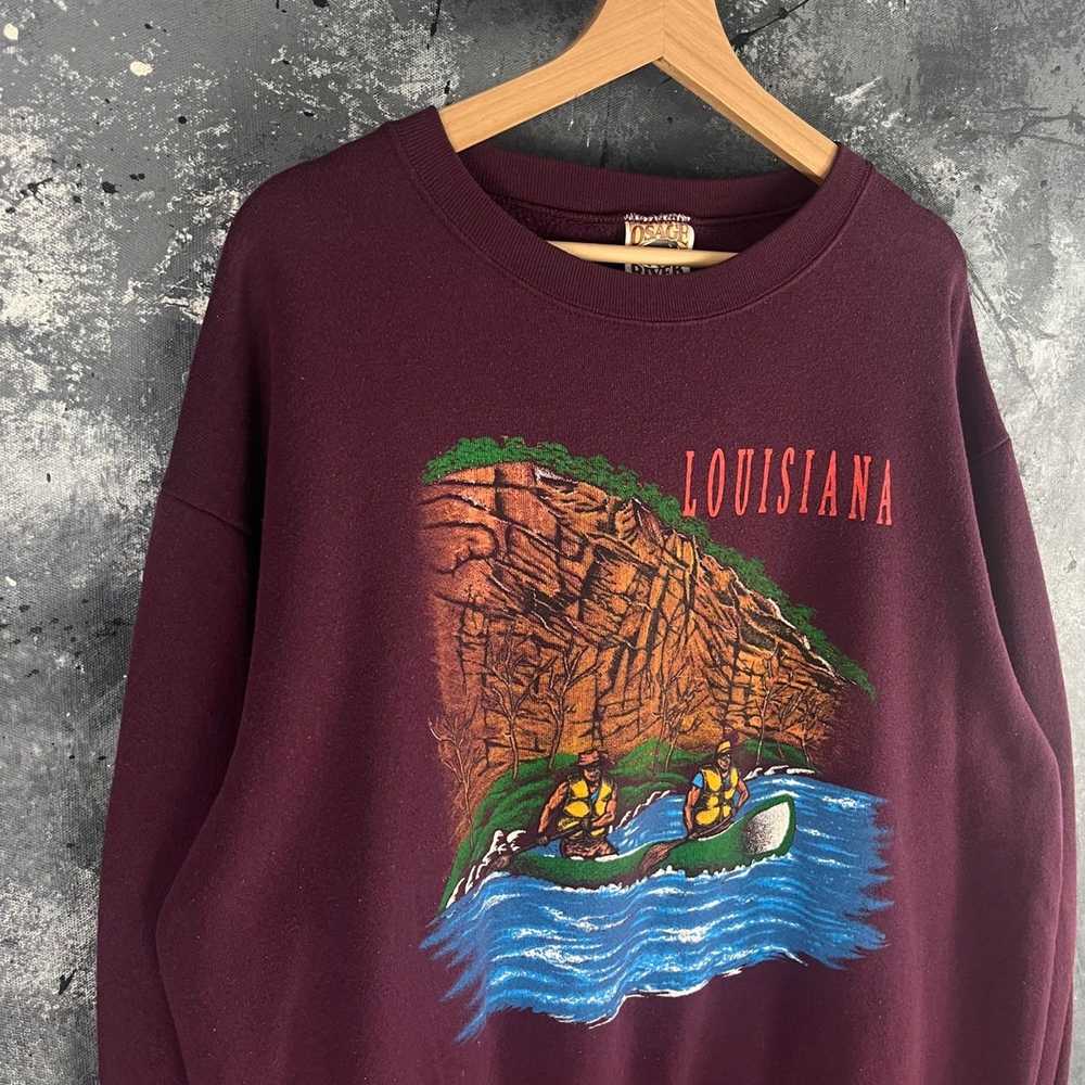 Vintage Vintage 90’s Louisiana Nature sweatshirt - image 2