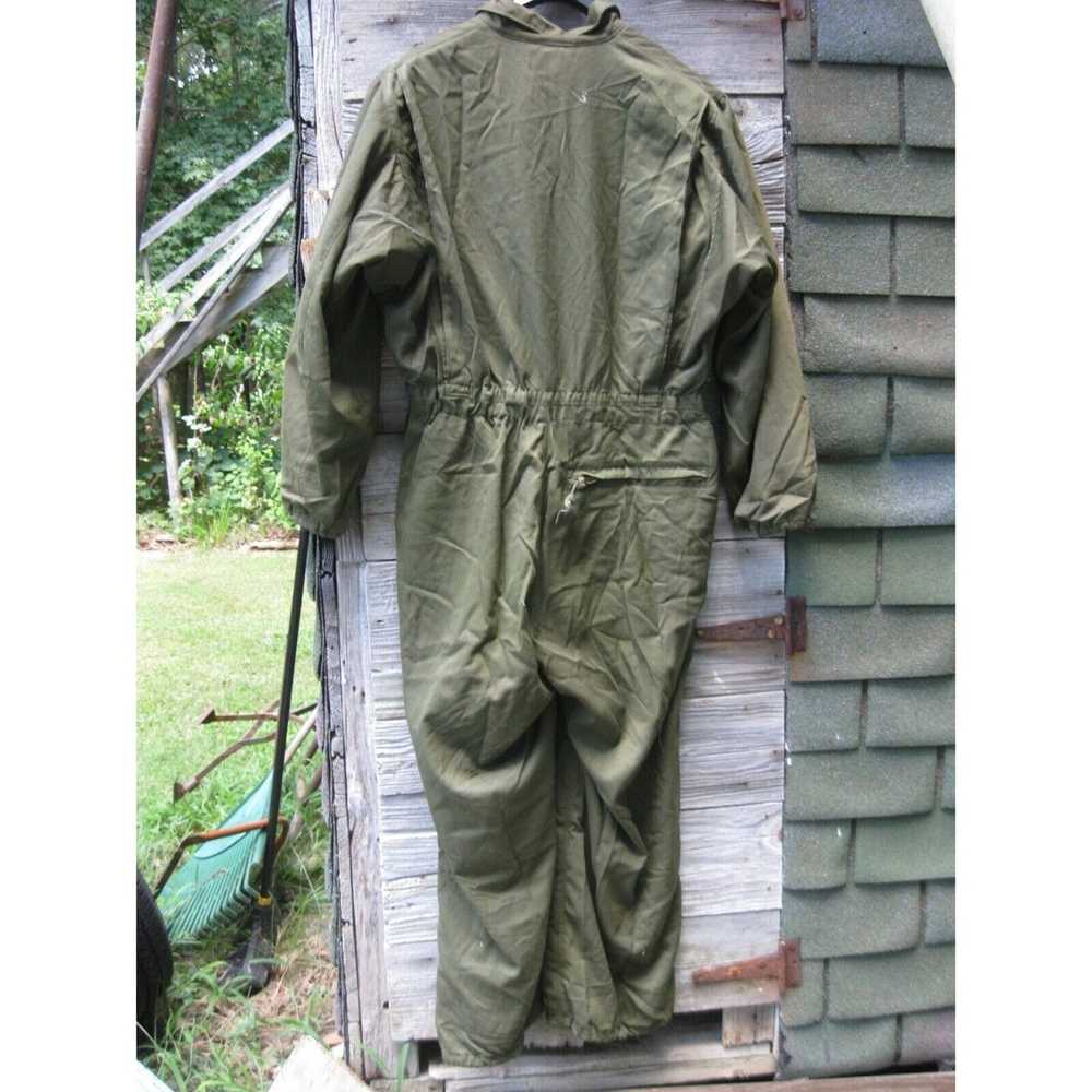 Military Mens Army Green Mechanics Work Coveralls… - image 7
