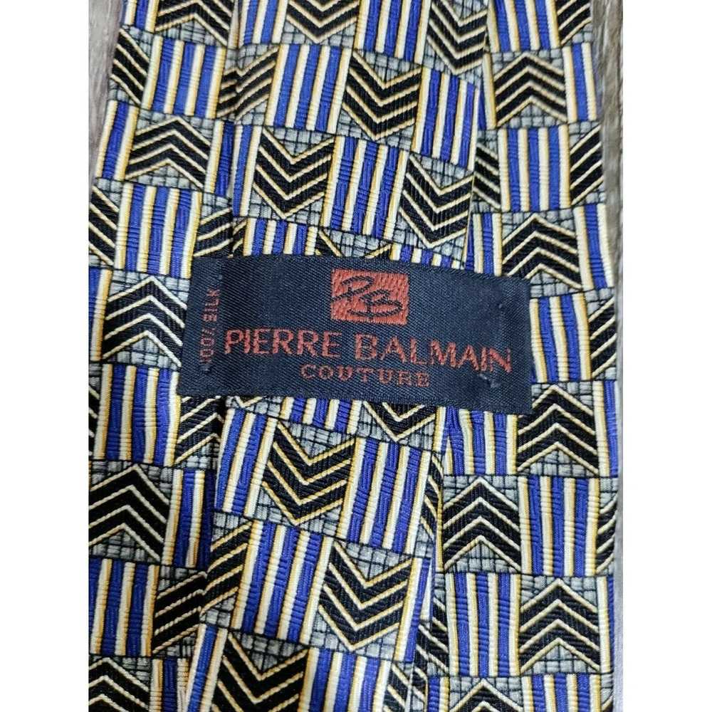 Pierre Balmain Pierre Balmain Couture Mens Silk T… - image 2