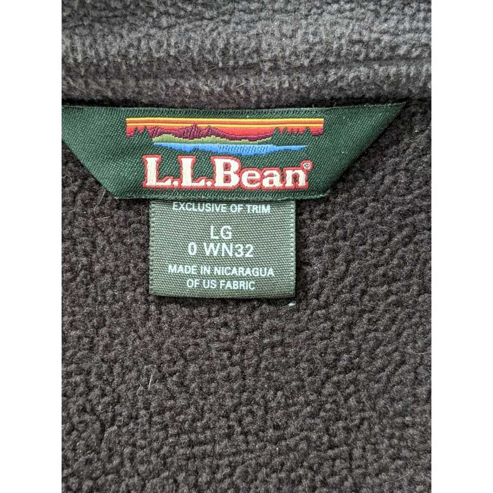 L.L. Bean Vintage LL Bean Mens Fleece Vest Large - image 3