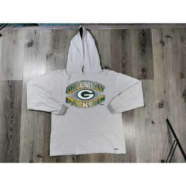 NFL Vintage Green Bay Packers Hoodie Mens Large NF