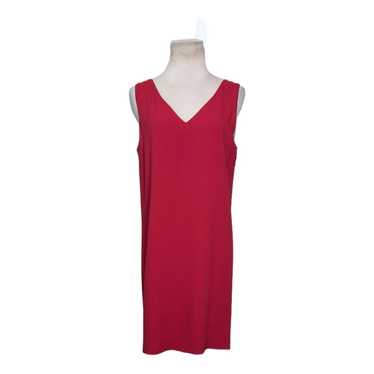 Theory Theory V-neck Shift Cranberry Rosina Mini … - image 1