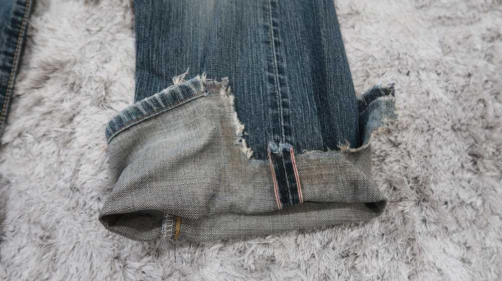 Distressed Denim × Edwin × Vintage Vtg Edwin 505z… - image 11