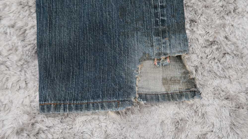 Distressed Denim × Edwin × Vintage Vtg Edwin 505z… - image 6