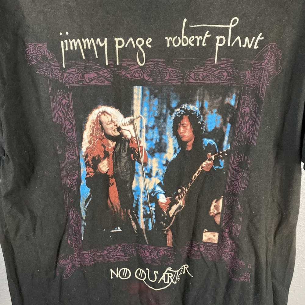 Band Tees × Vintage Vintage Jimmy Page x Robert P… - image 2