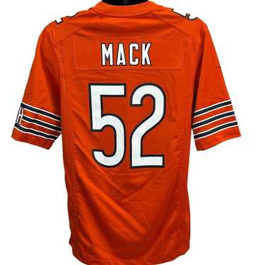 Khalil Mack Chicago Bears Jersey Men Medium Orange Nike Swoosh NFL Football  52