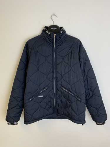 Palace 2017 quilted puffer jacket navy