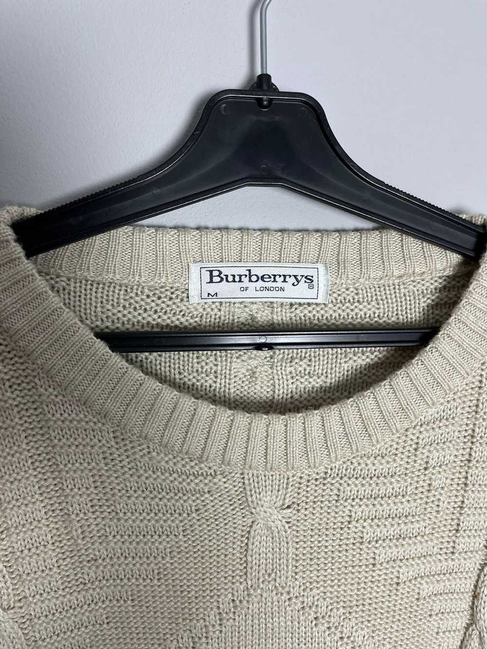 Burberry × Vintage Burberrys vintage big logo swe… - image 6