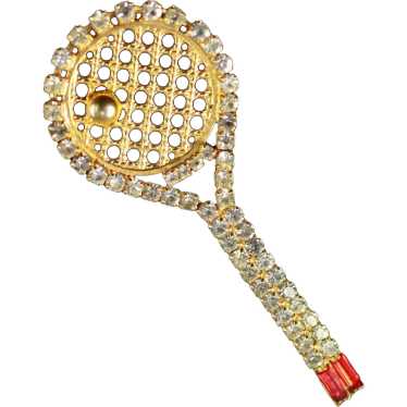 Tennis Racket Vintage Pin