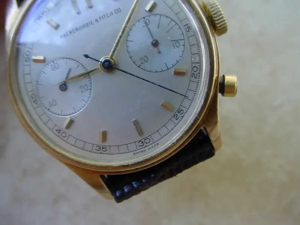 Abercrombie & Fitch 14K Gold Chronograph Made For… - image 5