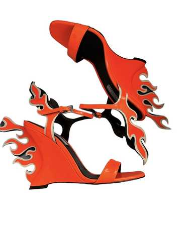 Designer × Prada Prada flame heel