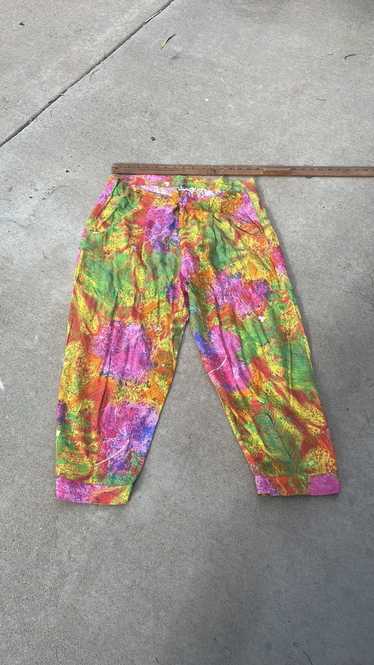 VINTAGE Jams World Pants Adult Large Colorful Abstract Surf Line