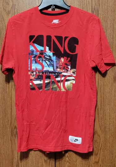 Vintage Nike Dri Fit Lebron James King James Shirt Size Large 