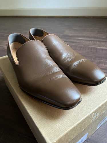 $1295 Christian Louboutin Red Dandelion Spike Loafers Shoes Mens Sz US 7 /  EU40