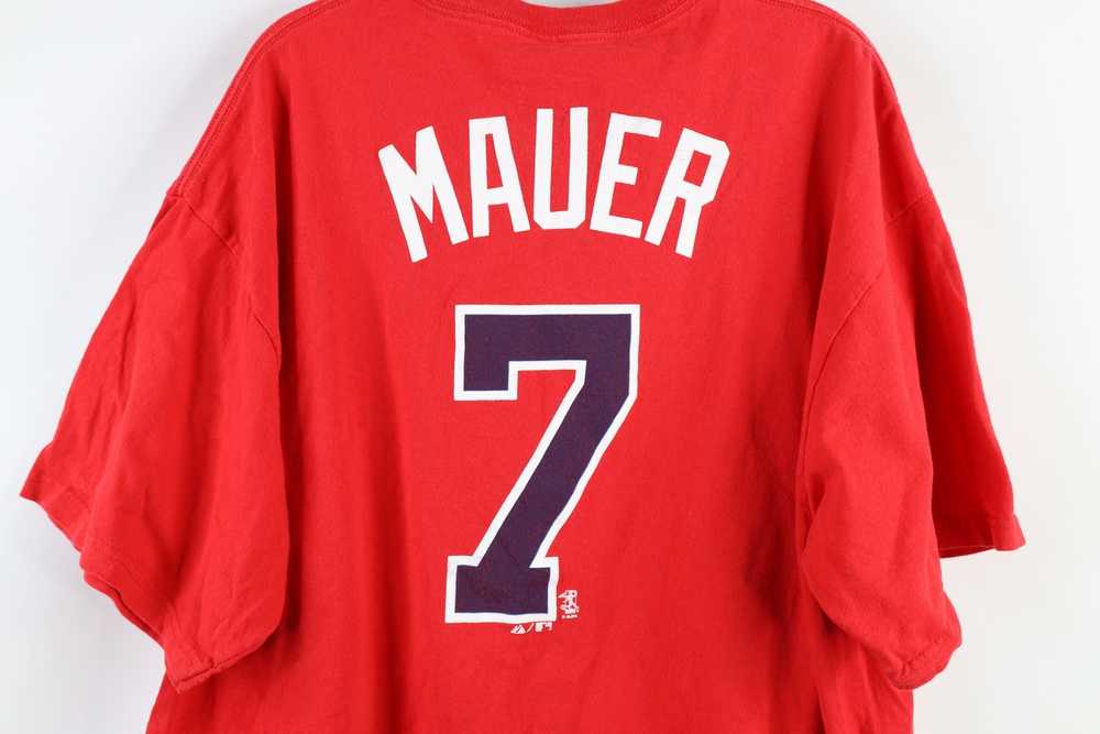 Majestic × Vintage Majestic Joe Mauer Minnesota T… - image 7