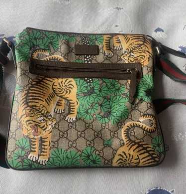 Brown Gucci GG Supreme Bengal Clutch Bag, RvceShops Revival