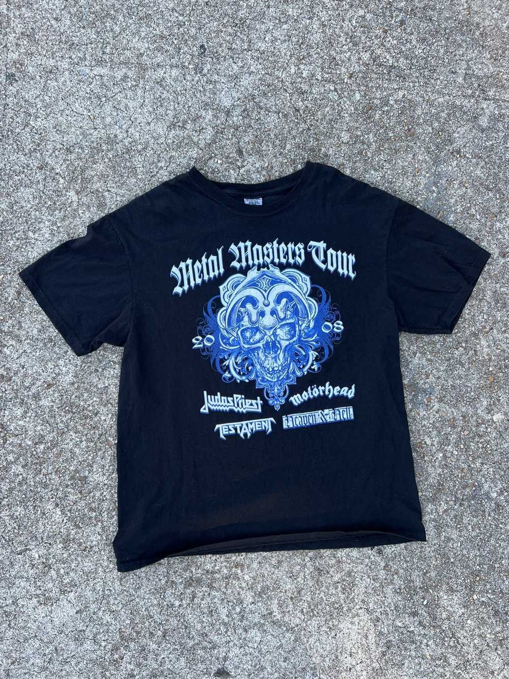 Band Tees × Vintage Metal Masters Tour ‘08 Judas … - image 2