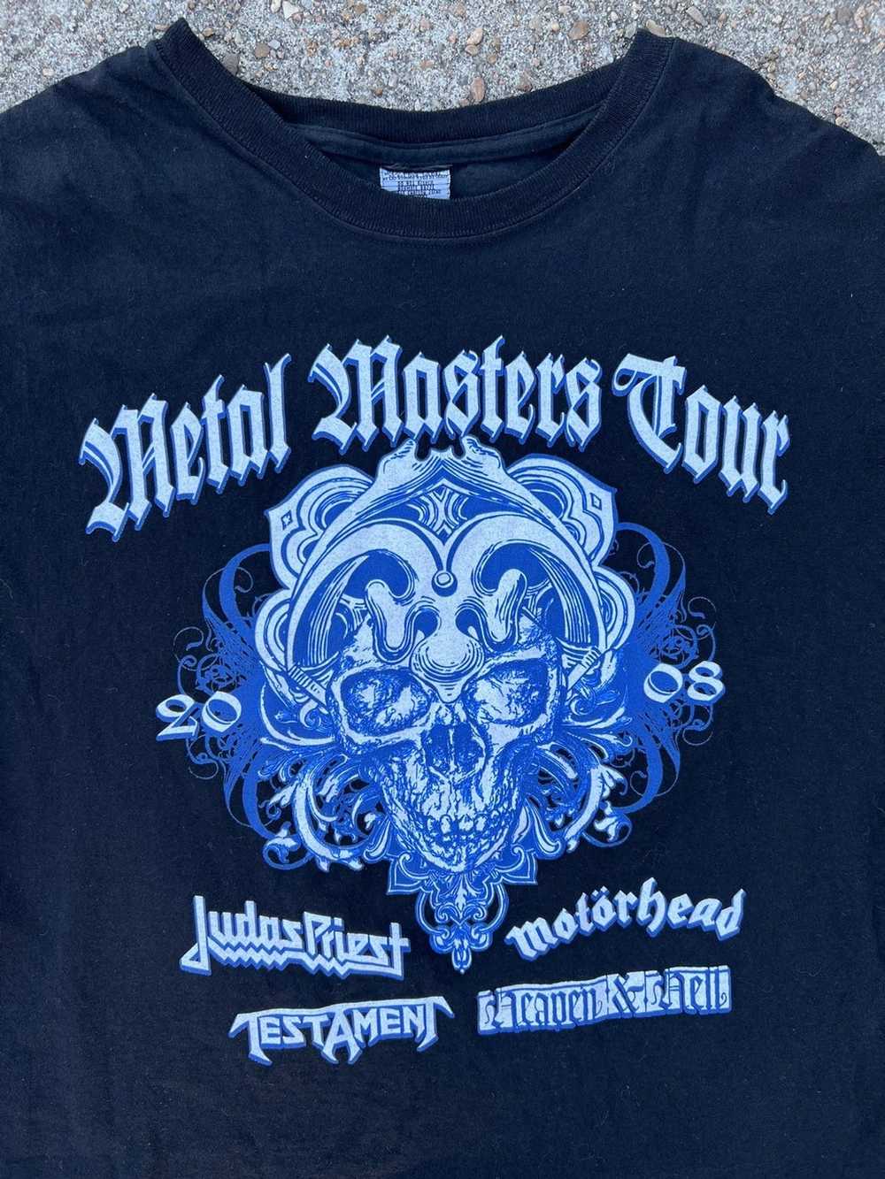 Band Tees × Vintage Metal Masters Tour ‘08 Judas … - image 3