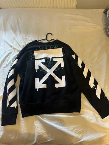 OFF-WHITE Dripping Arrows Incompiuto Sweatshirt Black Men's - SS20 - US