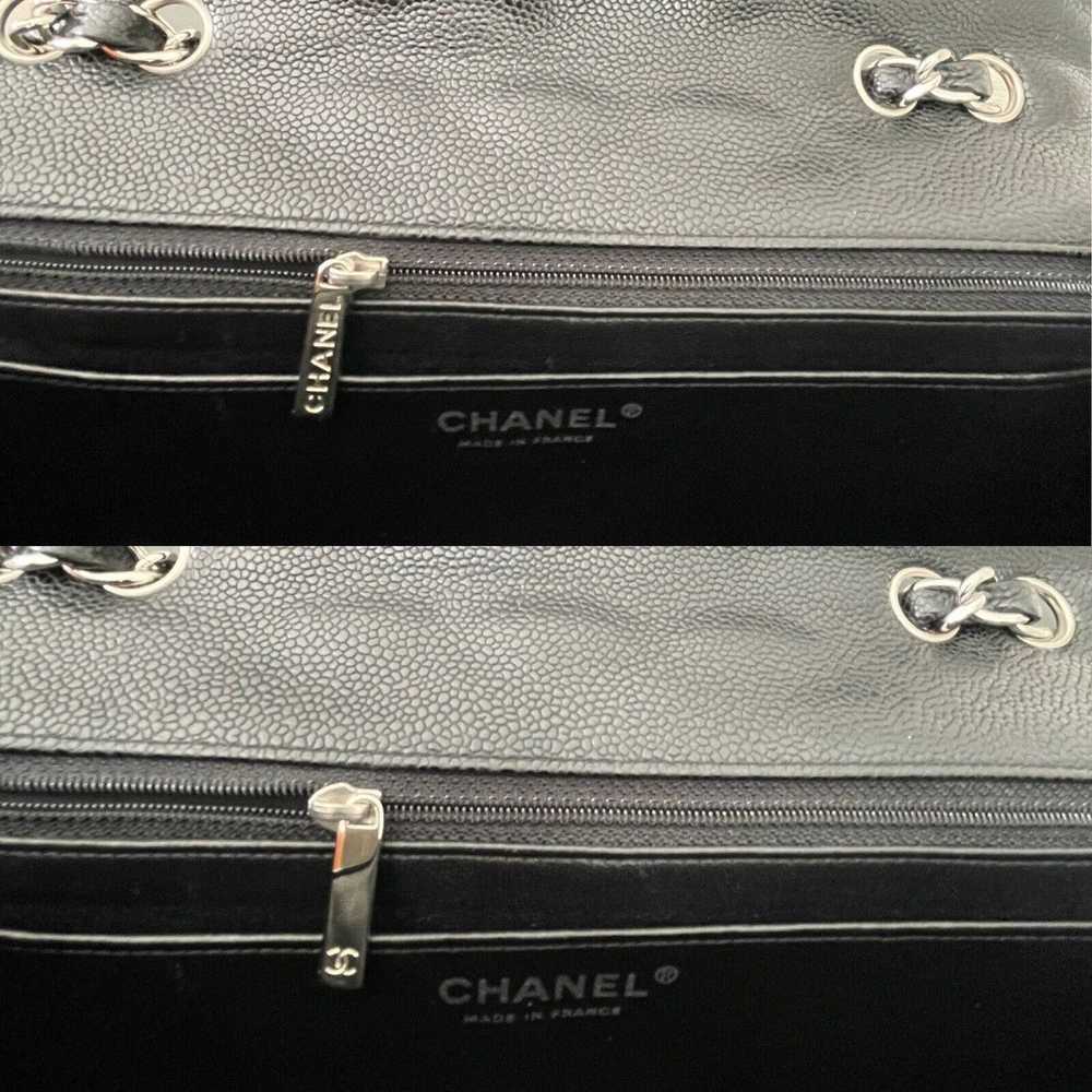 Chanel Chanel Classic Jumbo Single Flap Bag Black… - image 7