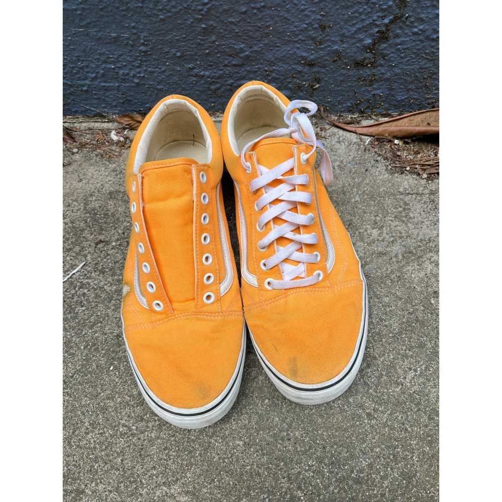 Vans Vans men’s off the wall orange color lace up… - image 1