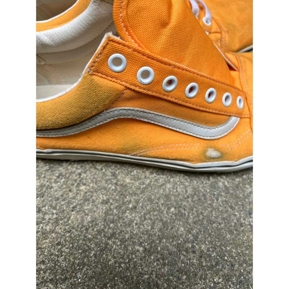 Vans Vans men’s off the wall orange color lace up… - image 7
