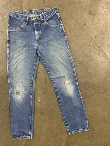 Jean × Vintage Vintage Rustler Distressed Faded J… - image 1