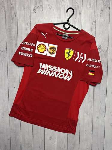 Ferrari × Puma × Vintage Ferrari puma racing tee … - image 1