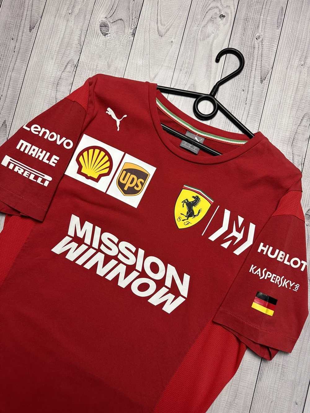 Ferrari × Puma × Vintage Ferrari puma racing tee … - image 2